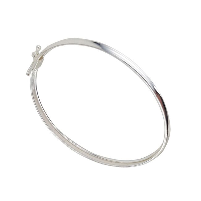 Bratara argint fixa lucioasa Lucy