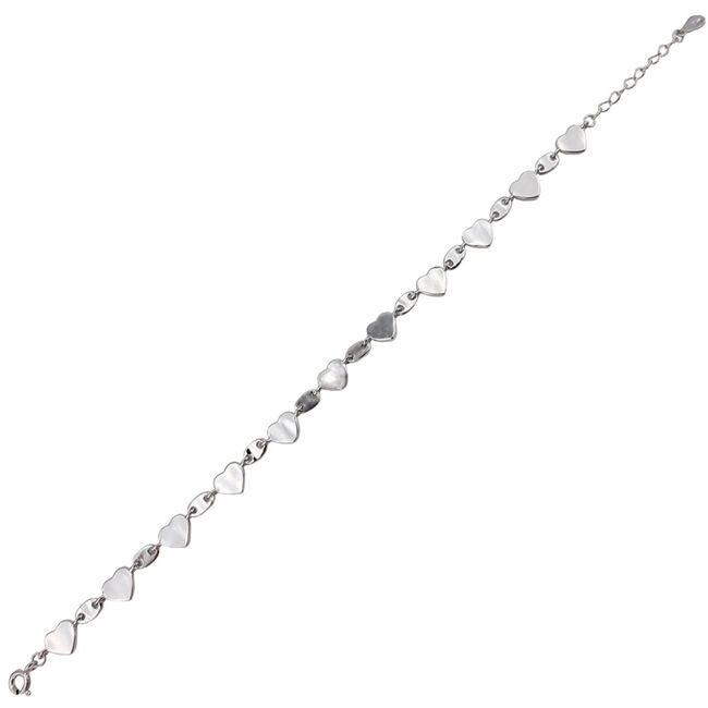 Bratara argint inimioare Hearts