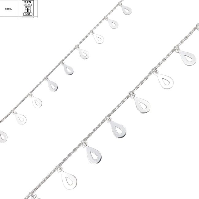 Bratara argint lacrimi Klara