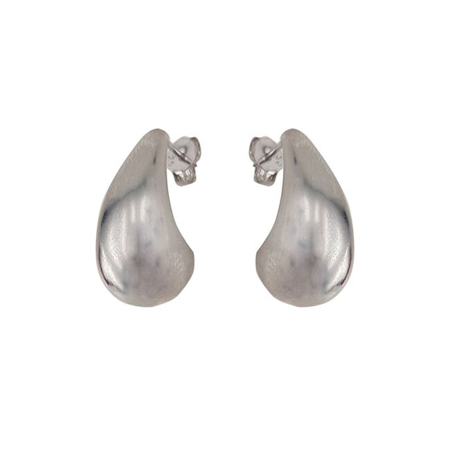 Cercei argint bombati Glow