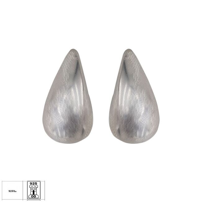 Cercei argint bombati Glow