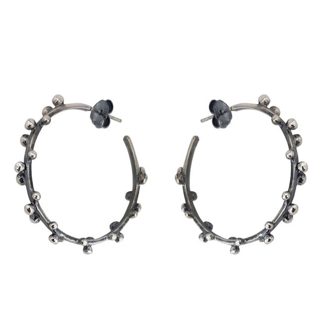 Cercei argint innegrit Taly