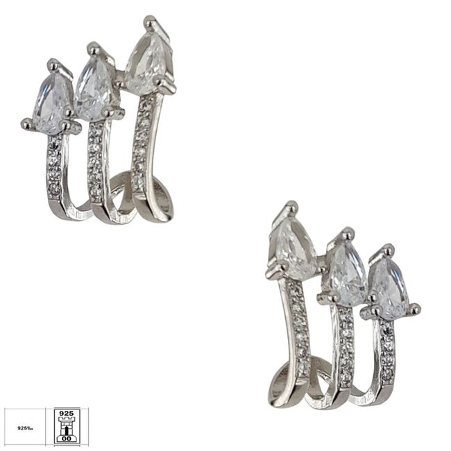 Cercei eleganti zirconii Stud