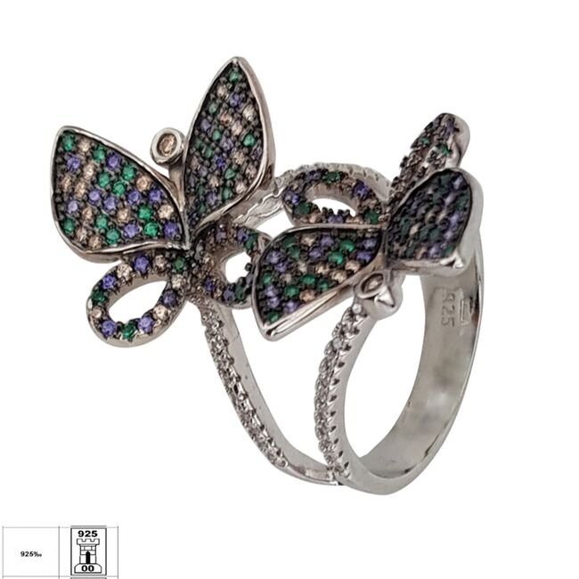 Inel argint deosebit fluturi Inn