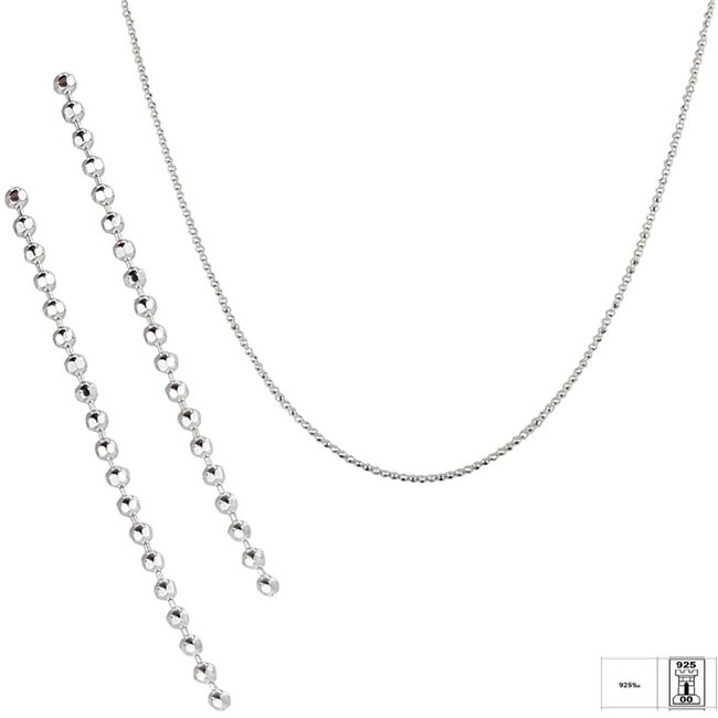 Lant argint bilute Shiney